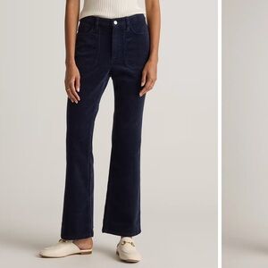 Quince Organic Cotton Corduroy Flare Pants